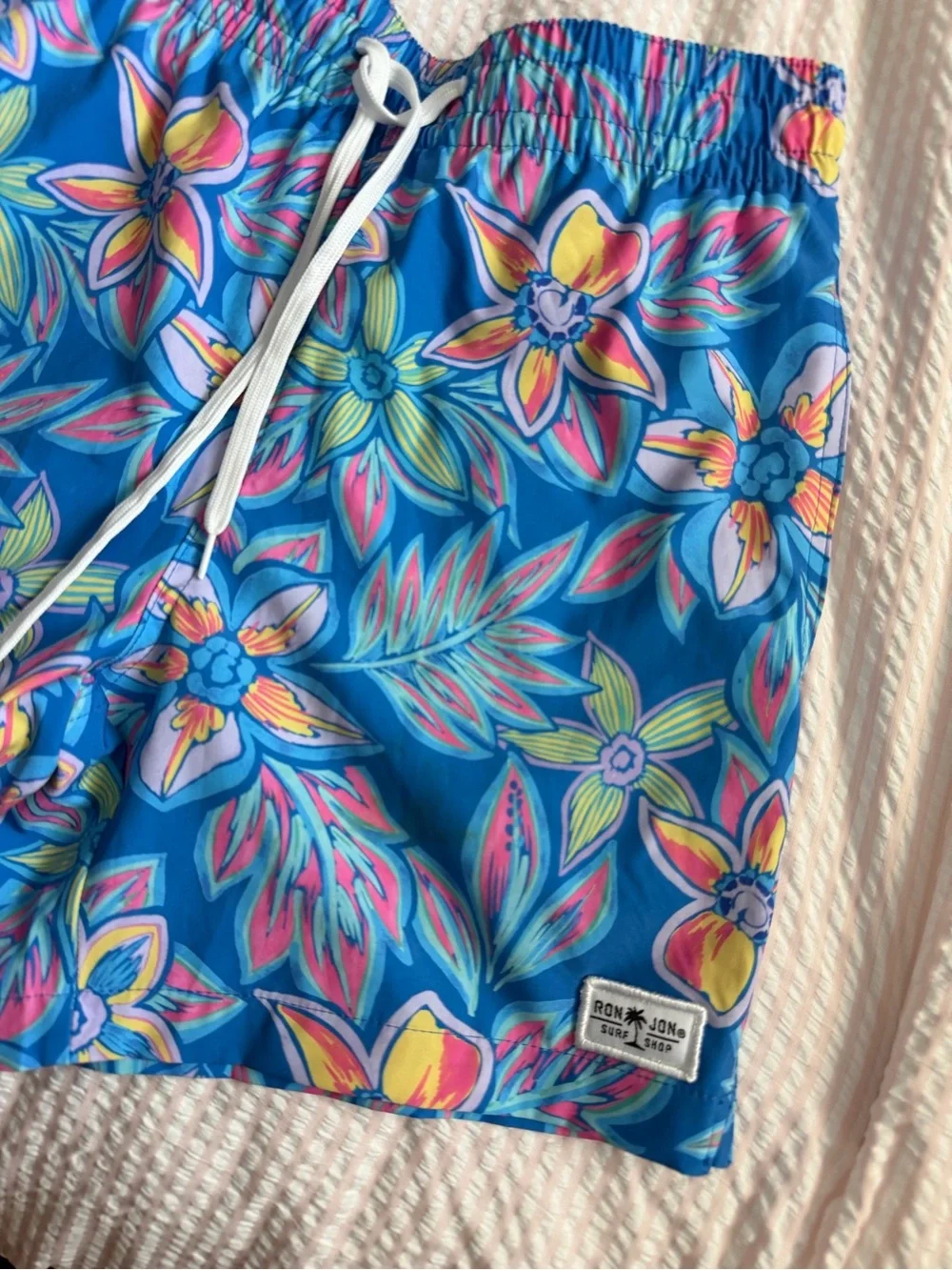 Men’s Ron Jon’s swim trunks